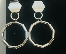 Nigerian White Gold Tone Drop
