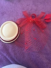 2x Red Fascinators/hat
