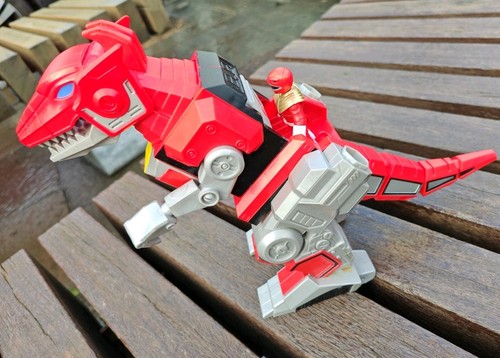 Red rex zord dinosaur - t-rex,