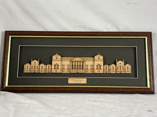 Framed wooden model holkham - 3d,