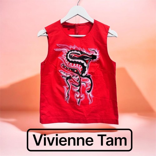 Vivienne tam cotton - tam, sleeveless