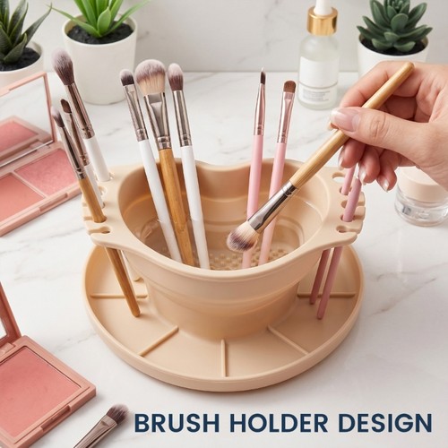 Foldable silicone paint - foldable, brush