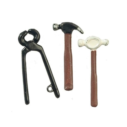 Dolls house set metal - 3,