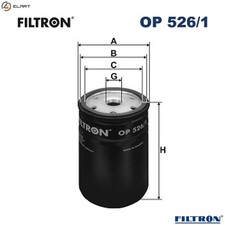 OIL FILTER OP 526/1 FOR SKODA