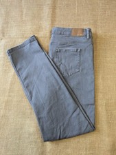 M&S Grey Jeans Size 18 Regular Straight Mid Rise Stretch The Sophia  #12