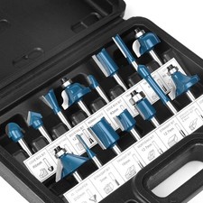 15Pcs 1/4 inch Shank Router