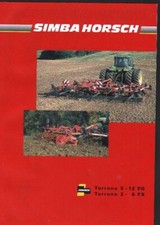 SIMBA HORCH "Terrano" Cultivator Brochure Leaflet