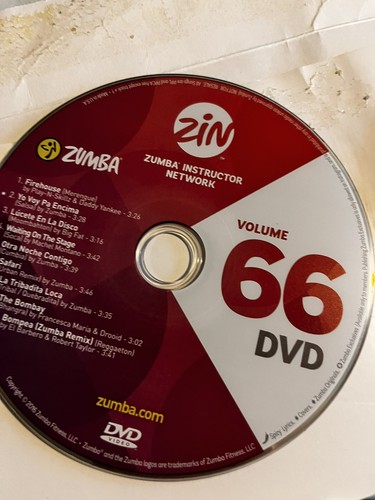 Zumba official dvd zin - cd,
