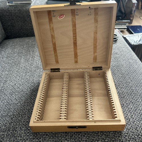 Vintage wooden 35mm slide - wooden,