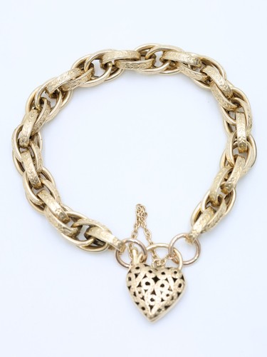 9ct yellow gold twisted - gold,