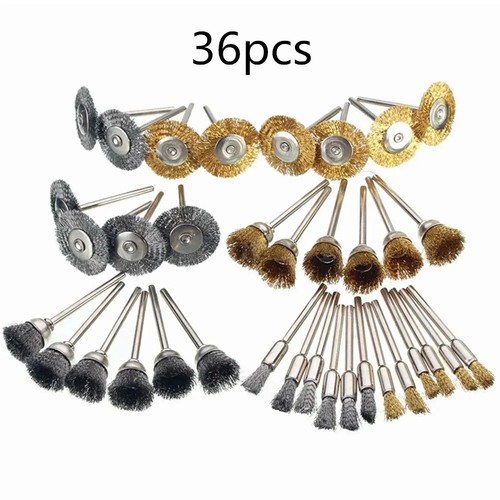Pcs wire brush set rotary - brush,