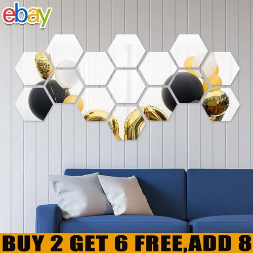 Pack hexagon mirror - pack, 3d