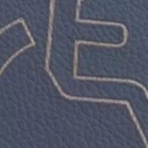 Genuine leather disabled blue - leather,