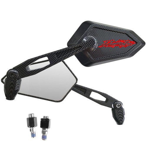 Mirror street carbon look red - carbon,