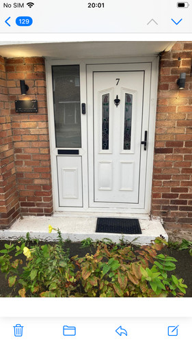 Used upvc door - used,