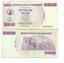 Zimbabwe 50 million 50000000