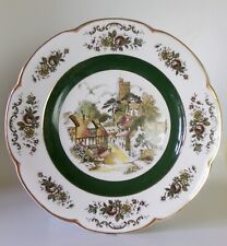 WOODS WARE ASCOT SERVICE PLATE 270mm COTSWOLD SCENE -  GOOD CONDITION