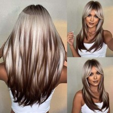 Blonde Layered Synthetic Wigs