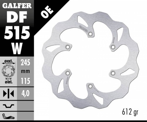 Rear brake disc wave fantic - rear,
