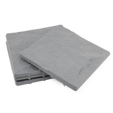 Garden Stepping Stone Pack of 4 Stomp Garden Tiles Plastic Hard Wearing Durable