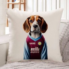 Aston Villa Beagle Cushion