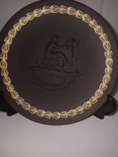 BEAUTIFUL WEDGWOOD "MOTHER" BLACK BASALT JASPERWARE PLATE