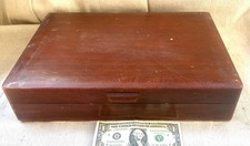 Wood Silverware Box lined