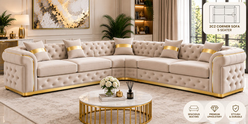 Large seater chesterfield - large,