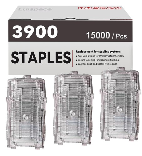 Pack 3900 staples - 3-pack,