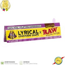 RAW Lyrical Lemonade Grape Flavour King Size Wide Rolling Papers