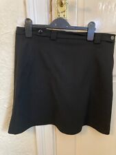 Ladies Peacocks Black Mini Skirt Size 12