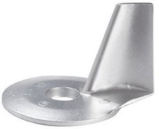 Trim tab zinc anode for