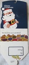 Vintage Wills Hanging Christmas Shop Display Packet For Single Cigar C1970s