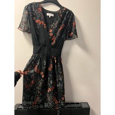 REISS Sadie floral crepe