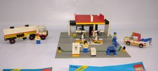Lego Classic Shell Petrol Station And Tanker Sets 6378 6695 With Instructions