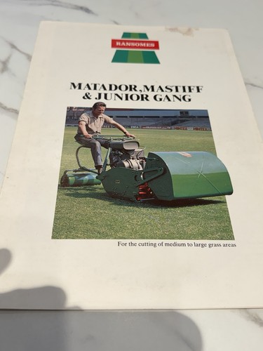 Ransomes matador mastiff - ransomes, gang