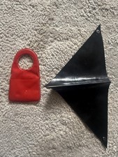 VINTAGE 1963 PEDIGREE SINDY DOLL SHOPPING IN THE RAIN BLACK PVC HAT & BAG