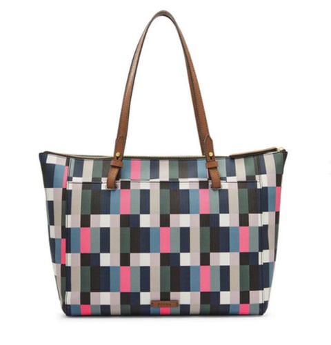 Fossil rachel large tote - large, pixel