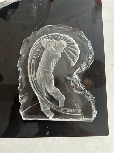 Golf crystal glass cube - crystal,