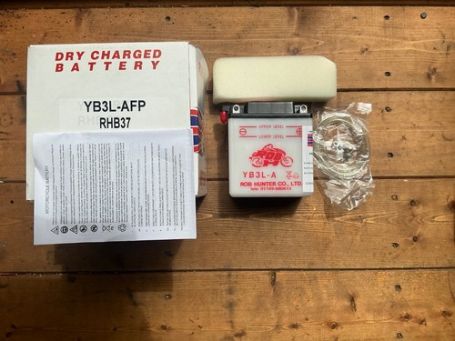 Dry charged motorcycle battery - dry,