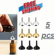 5pcs Mini Aluminium Funnel For