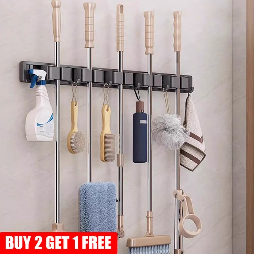 Wall mount mop organizer - mount,