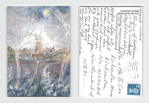 Postcard cley mill norfolk - mill,