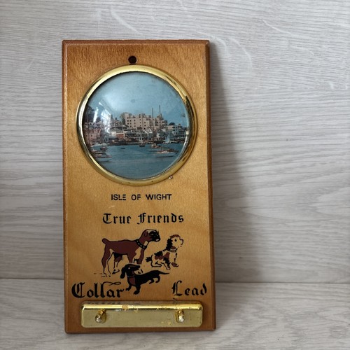 Vintage isle wight dog - dog, lead