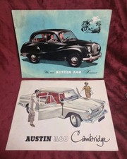 Vintage Austin A60 Cambridge & A40 Somerset Car Sale Brochures c1960 Collectable