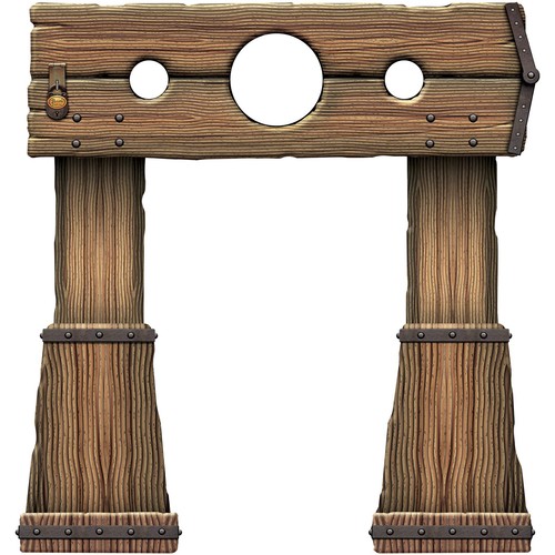 Beistle cardboard stockade - beistle,