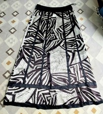 Ladies 100% Mulberry silk Boho Goddess Maxi Long skirt , 12 uk, NEW no tags