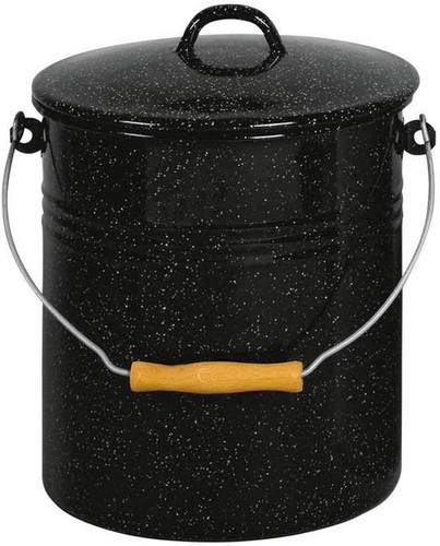 Karl enamel waste bin with - enamel,