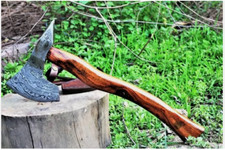 Handmade Viking Axe Damascus