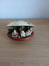 japanese clam shell  7 Gods   celluloid figures